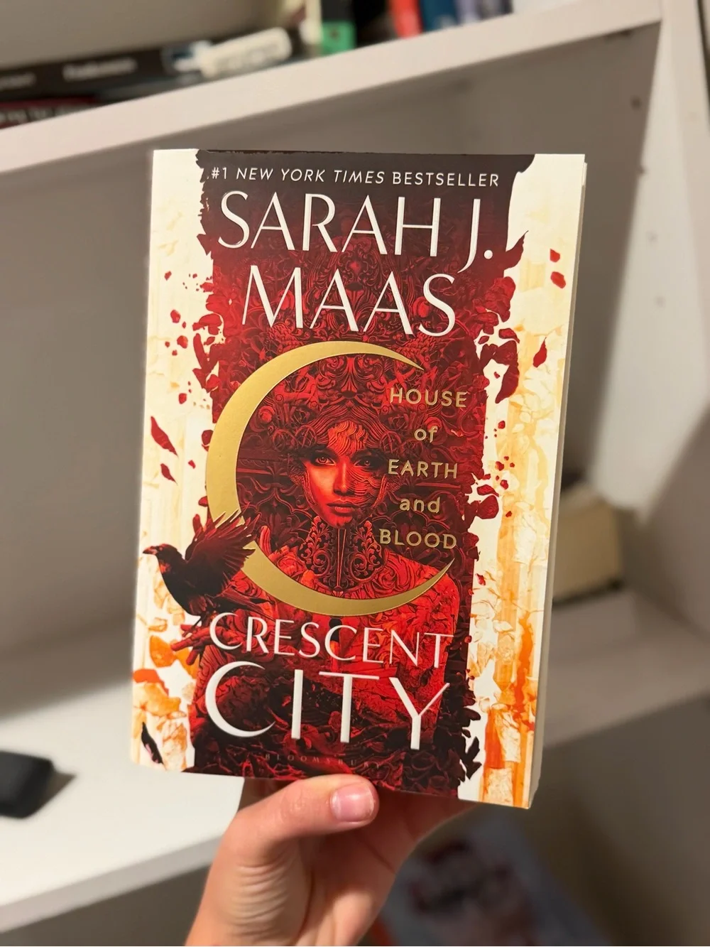Crescent City Paperback - Red and Gold Cover